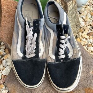 Vans Men's Black and blue shoes